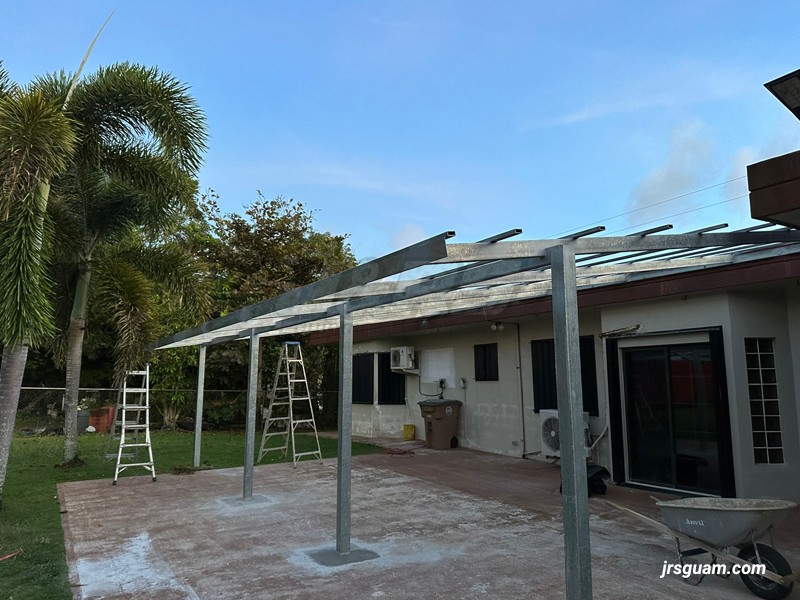 Steel Awnings, for Patios, and Garages 14